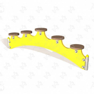 Piccoli passi J12 aree giochi giochi di equilibrio & di arrampicata percorsi immagine 3d