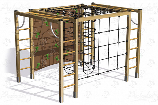 J1608 aree giochi giochi di equilibrio & di arrampicata strutture di arrampicata immagine 3d