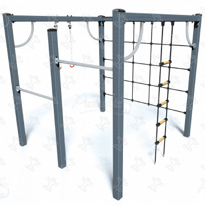 J1610-M aree giochi giochi di equilibrio & di arrampicata strutture di arrampicata immagine 3d