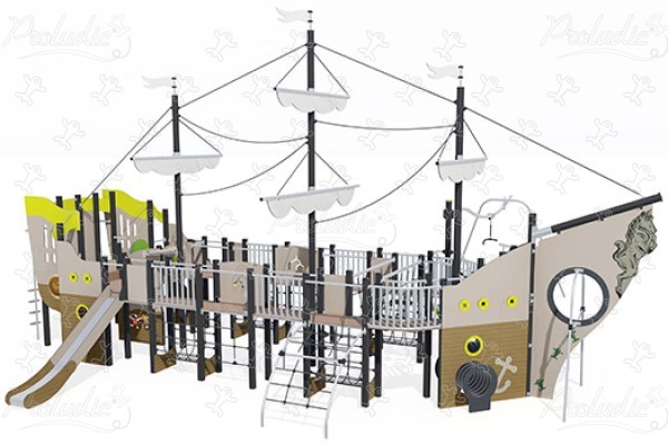 Veliero J1961 aree giochi giochi a tema aquatica immagine 3d