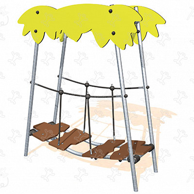 Ponte sospeso J2613 aree giochi giochi a tema aventure immagine 3d