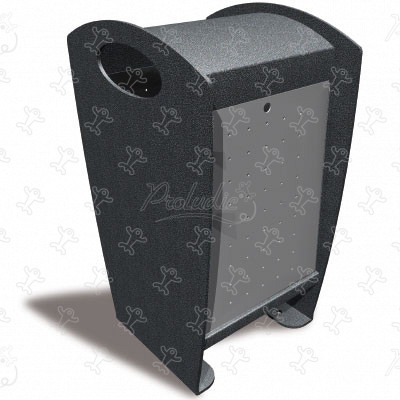 Duo Bin J2822 arredo urbano arredi, recinzioni e accessori arredo ( sedute, cestini…) immagine 3d