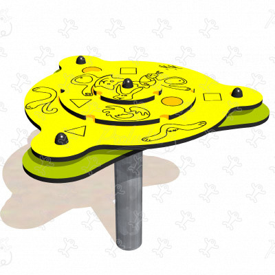 Tavolo Componi l'animale J3403 aree giochi giochi educativi e sensoriali pannelli ludici & giochi sonori e musicali immagine 3d