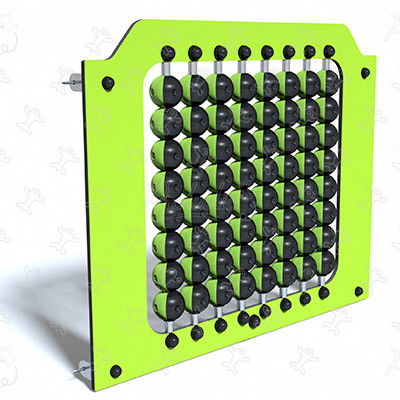 Abaco J3424® aree giochi giochi educativi e sensoriali pannelli ludici & giochi sonori e musicali immagine 3d