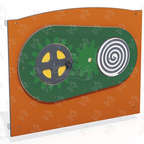 Pannello ingranaggi J3433® aree giochi giochi educativi e sensoriali pannelli ludici & giochi sonori e musicali immagine 3d