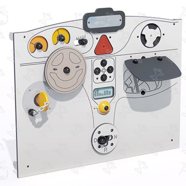 Cruscotto J3434® aree giochi giochi educativi e sensoriali pannelli ludici & giochi sonori e musicali immagine 3d