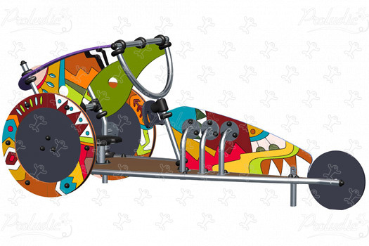 Dragster J3601-GE aree giochi grafic games finitura etnik immagine 3d