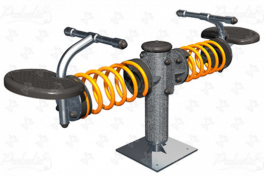 Rotatwin J3603 aree giochi giochi dinamici giochi a molla immagine 3d