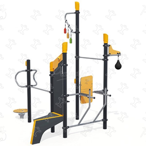 Stazione ludico-sportiva compatta J37100® sport e fitness acti’fun acti’fit immagine 3d