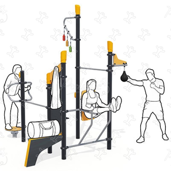 Stazione ludico-sportiva compatta J37100® sport e fitness acti’fun acti’fit immagine 3d