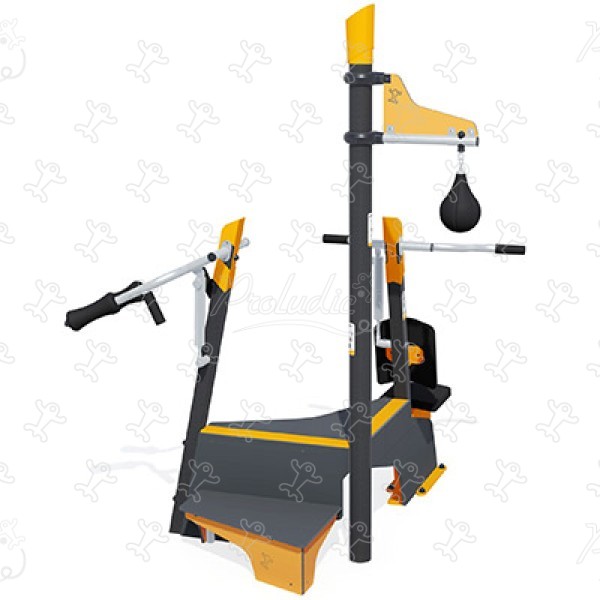 Stazione ludico-sportiva Small J37110® sport e fitness acti’fun acti’fit immagine 3d