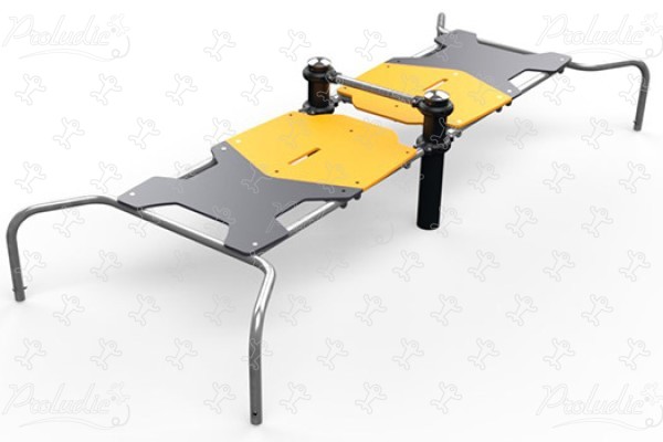 Doppia panca per addominali / Piegamenti J37208® sport e fitness acti’fun acti’fit immagine 3d