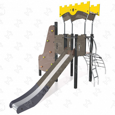 Roccaforte J38451 aree giochi giochi a tema medieval immagine 3d