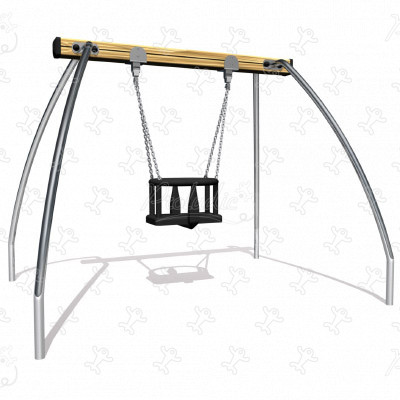 1 seggiolino bambini J3960 aree giochi giochi classici altalene immagine 3d