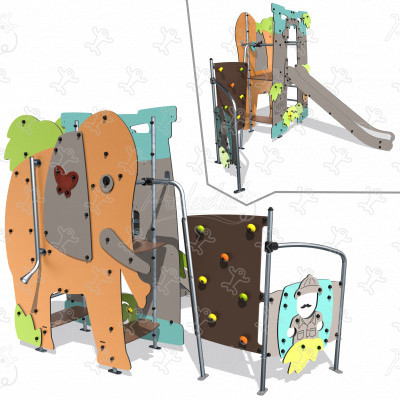 Elefante J4041 aree giochi giochi a tema aventure immagine 3d