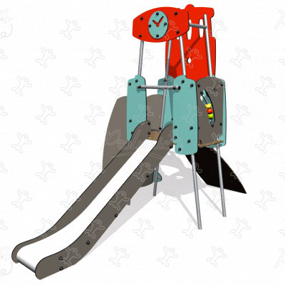 Torre dell'orologio J4050 aree giochi giochi a tema city immagine 3d