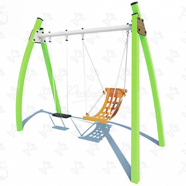 1 tavoletta, 1 sdraio inclusivo J436® aree giochi giochi classici altalene immagine 3d