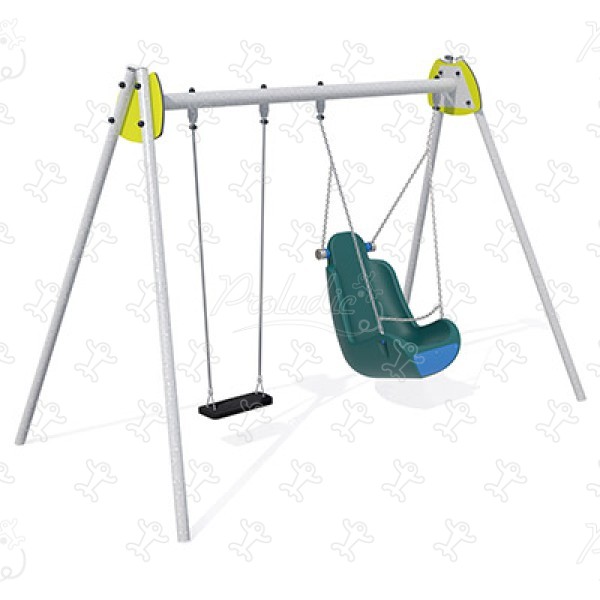 1 tavoletta, 1 sdraio inclusivo J439 aree giochi giochi classici altalene immagine 3d