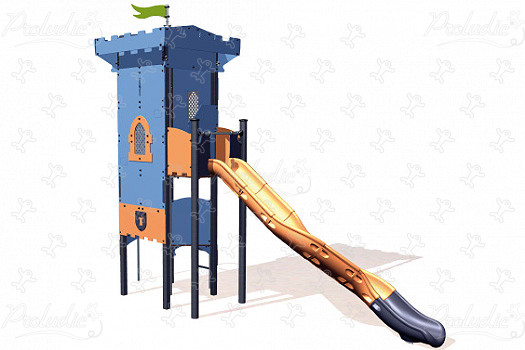 Torre di vedetta J4700 aree giochi giochi a tema medieval immagine 3d