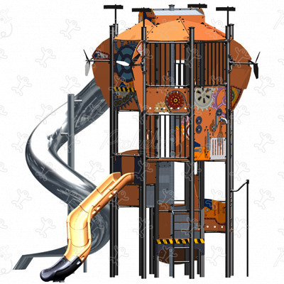 Torre ottagonale Grafic Games Metropolis J47101-GF aree giochi grafic games finitura metropolis immagine 3d