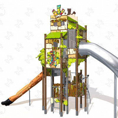 Torre totem sacro Grafic Games Amazone J47201-GA aree giochi grafic games finitura amazone immagine 3d