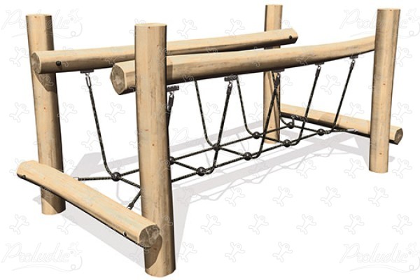 Ponte in corda J4902 aree giochi giochi di equilibrio & di arrampicata percorsi immagine 3d