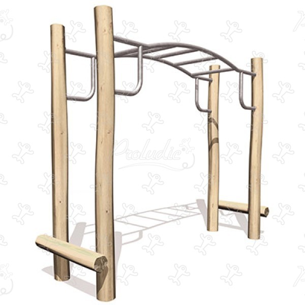 Scala orizzontale J4909 aree giochi acti’fun fitness immagine 3d