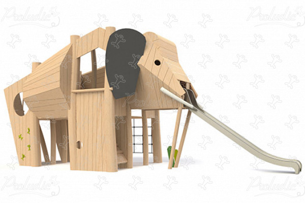 Elefante J49118® aree giochi giochi in legno naturale sostenibile animali immagine 3d