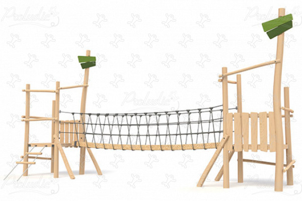Passerella sospesa J49125® aree giochi giochi a tema aventure immagine 3d