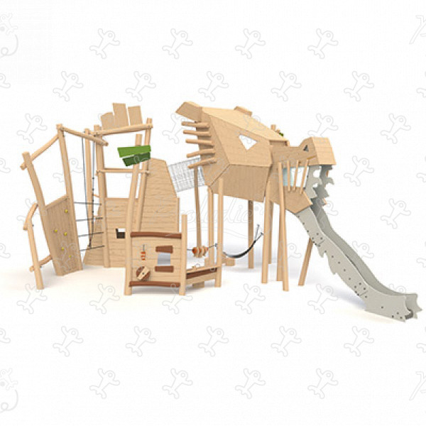 Piccolo drago J49126® aree giochi giochi in legno naturale sostenibile animali immagine 3d