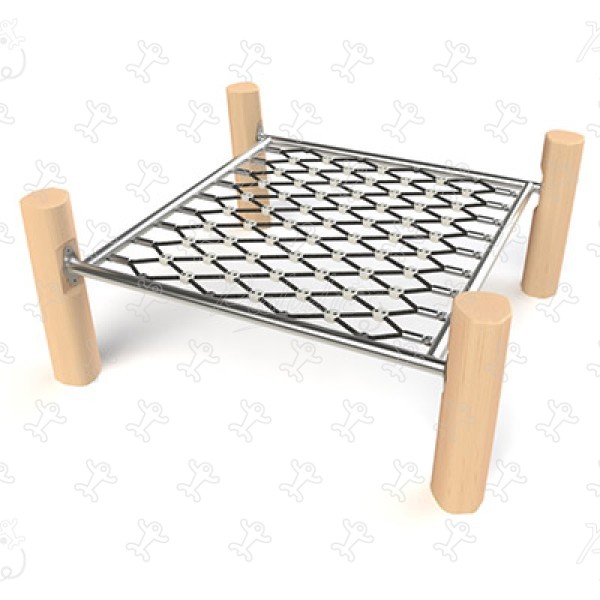 La rete J49144® aree giochi giochi in legno naturale sostenibile percorsi e arrampicata immagine 3d