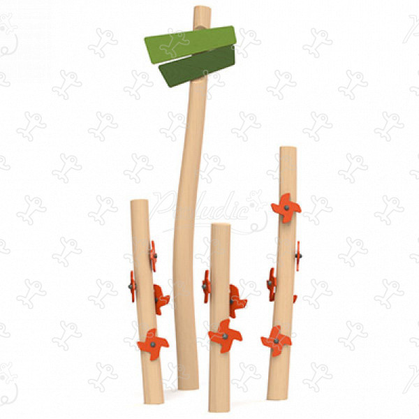 Percorso girandole J49154® aree giochi giochi di equilibrio & di arrampicata percorsi immagine 3d