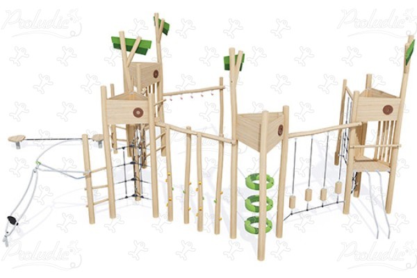 Percorso giungla J49166® aree giochi giochi di equilibrio & di arrampicata percorsi immagine 3d