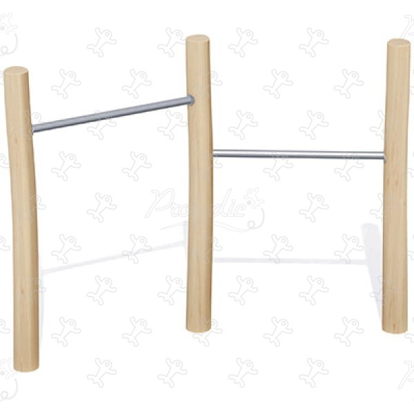 2 barre orizzontali S J4916 aree giochi acti’fun fitness immagine 3d