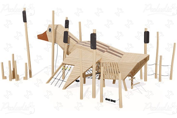 Anatra J49170® aree giochi giochi in legno naturale sostenibile animali immagine 3d