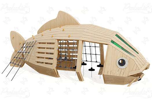 Carpa J49179 aree giochi giochi in legno naturale sostenibile animali immagine 3d