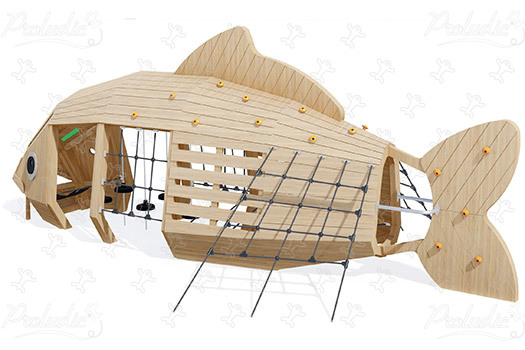 Carpa J49179 aree giochi giochi in legno naturale sostenibile animali immagine 3d
