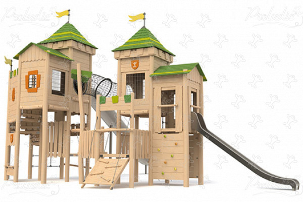 Feudo J49200® aree giochi giochi in legno naturale sostenibile origin’ immagine 3d