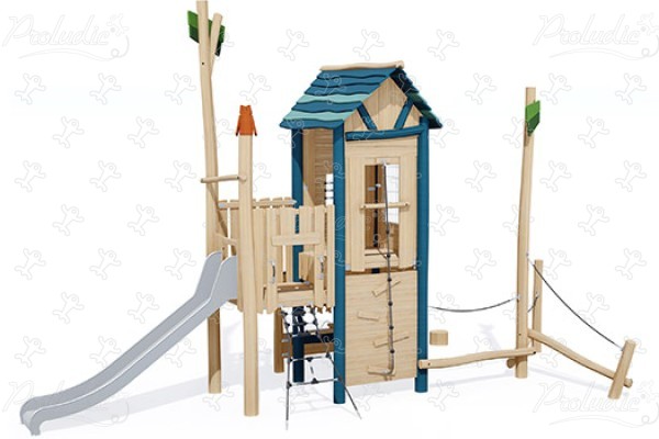 Emporio del porto J49305® aree giochi giochi in legno naturale sostenibile origin’ immagine 3d
