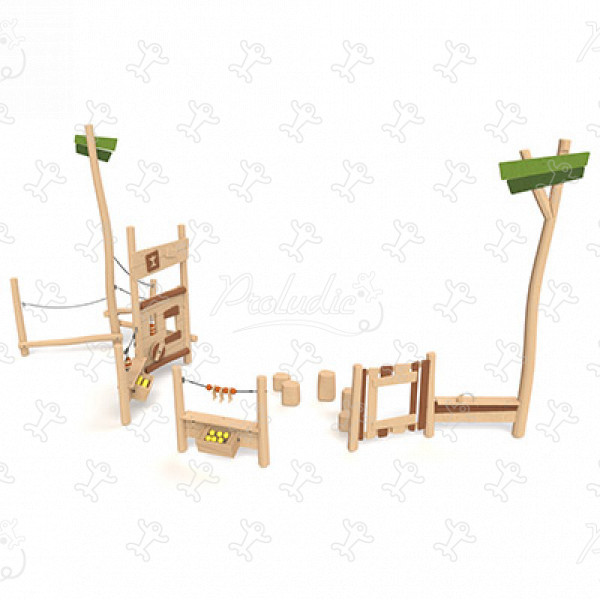 Piccolo mercato J49309® aree giochi giochi in legno naturale sostenibile origin’ immagine 3d
