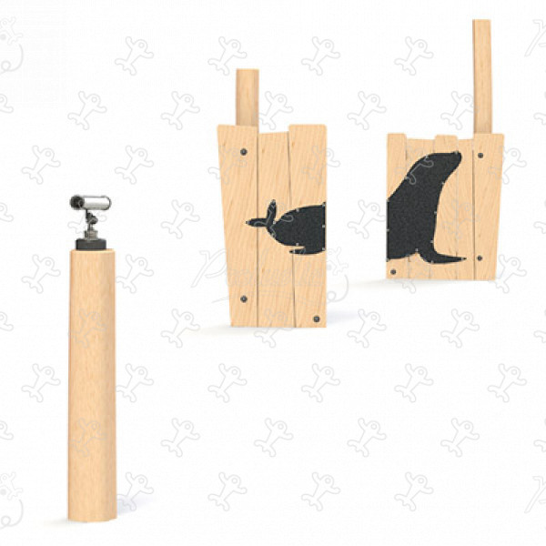 Anamorfosi del leone marino J4954® aree giochi giochi di equilibrio & di arrampicata giochi educativi e sensoriali immagine 3d