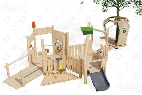 J49904® aree giochi giochi in legno naturale sostenibile arborea play® immagine 3d