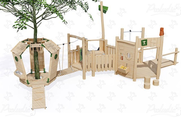 J49904® aree giochi giochi in legno naturale sostenibile arborea play® immagine 3d