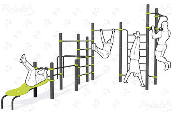 Combinazione di tutti i livelli J5218® sport e fitness acti’fun acti’street immagine 3d