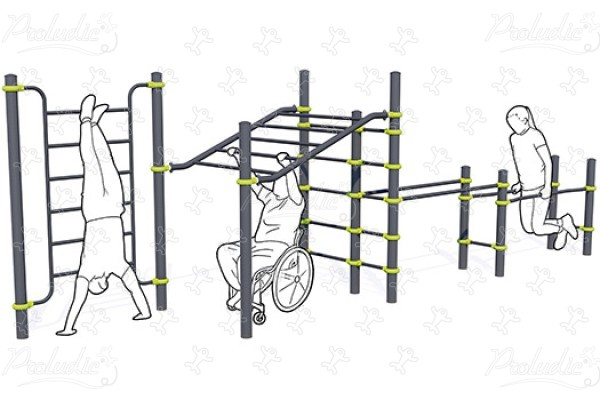 Combinazione inclusiva 1 J5221® sport e fitness acti’fun acti’street immagine 3d
