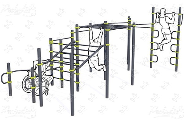 Combinazione completa e inclusiva J5223® sport e fitness acti’fun acti’street immagine 3d