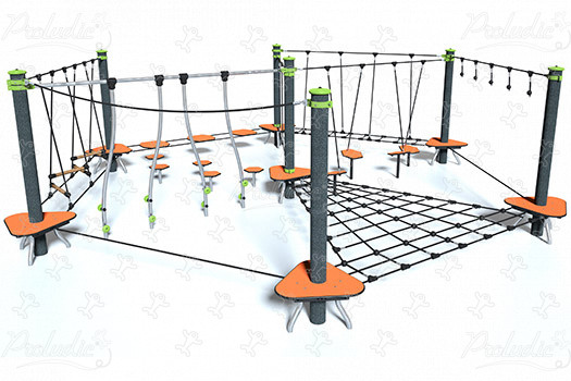 J5404-M aree giochi giochi di equilibrio & di arrampicata percorsi immagine 3d