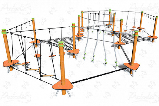 J5405 aree giochi giochi di equilibrio & di arrampicata percorsi immagine 3d