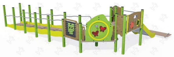 Ka'Yop sentiero Inclusivo J56007® aree giochi giochi multifunzione kanopé immagine 3d