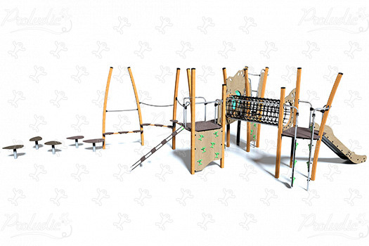J5612-C® aree giochi giochi multifunzione kanopé immagine 3d
